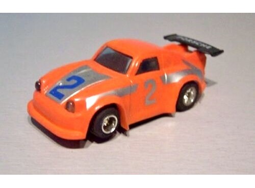 voiture Circuit Rotafast Porsche 911 orange ho slot car