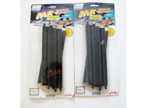 Marchon MR-1 Circuit Ho 7.2112 Paire rails droits 228mm x 2 neuf sous blister