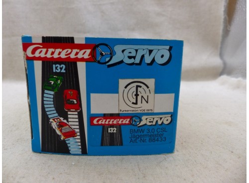 boite Carrera 88433 Servo 132 BMW 3.0 Csl Jägermeister 1/32°
