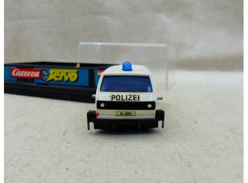 circuit routier Carrera 68417 Servo 160 VW Police Transporter Polizei  ho neuf/Boite