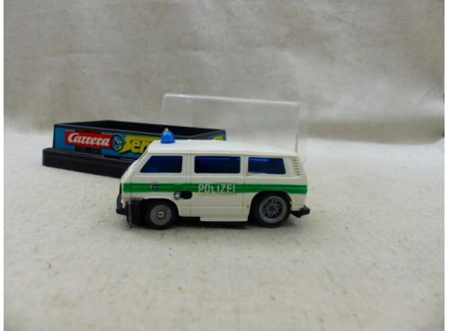 Carrera 68417 Servo 160 VW Police Transporter Polizei  ho neuf/Boite