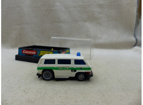Carrera 68417 Servo 160 VW Police Transporter Polizei  ho neuf/Boite