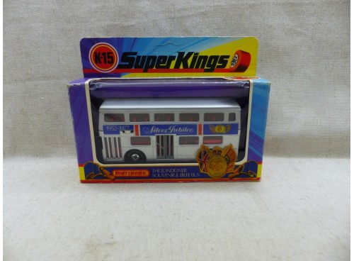 Matchbox King Size K-15 SuperKings  Bus Silver Jubile