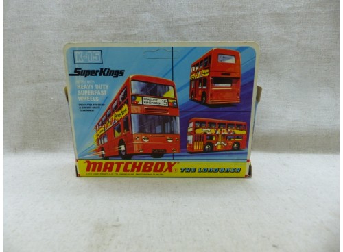 Matchbox King Size K-15 SuperKings  Bus Silver Jubile boite arrière