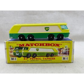 Matchbox Lesney M-1 Major Pack Camion Citerne BP Petrol Tanker NM Boite