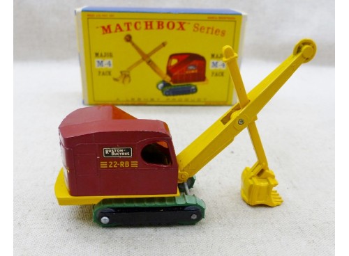 Matchbox Lesney M-4 Major Pack  Pelle Mécanique Ruston-Bucyrus NM Boite