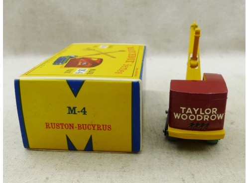 Matchbox Lesney M-4 Major Pack  Pelle Mécanique Ruston-Bucyrus NM Boite