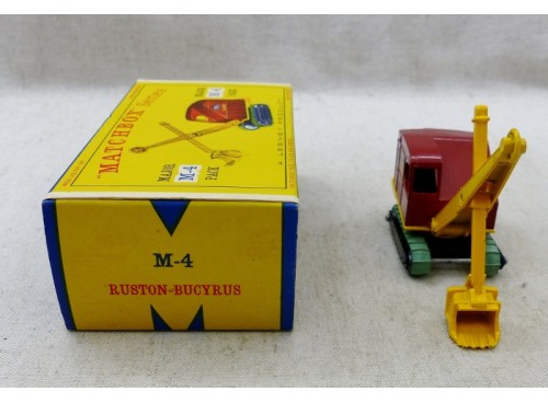 Matchbox Lesney M-4 Major Pack  Pelle Mécanique Ruston-Bucyrus NM Boite