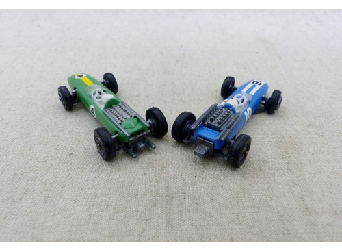 Dinky toys n°60 et 61 2 Formules 1 Lotus et Cooper Neuves Pub Stemm