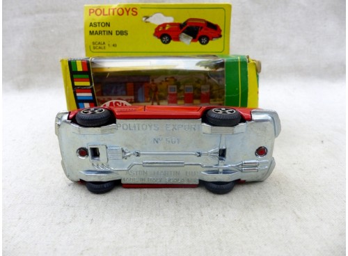 Politoys 561 Aston Martin DBS 1/43° NM/Boite dessous