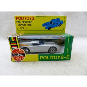 Politoys  E25 Osi Bisiluro Silver Fox 1/43° NM/Boite