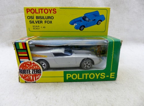 Politoys  E25 Osi Bisiluro Silver Fox 1/43° NM/Boite
