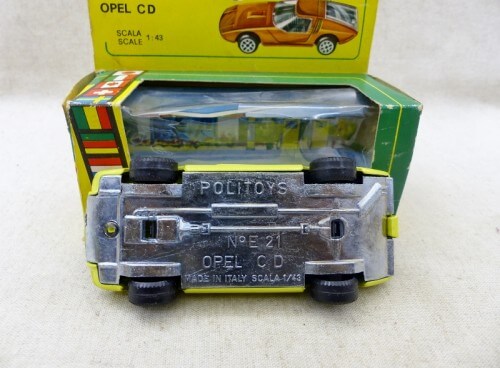 Politoys E21 Opel CD 1/43° NM/Boite dessous