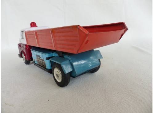 MF (?) Camion Benne Grand Modèle Jouet en Tôle avec Moteur Electrique