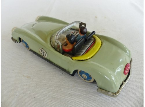 MF 763 Voiture Cabriolet à Friction en Tôle avec Personnages