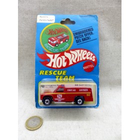 Hot Wheels 7650 Camion de Pompiers Rescue Team N° 23 Emergency Squad