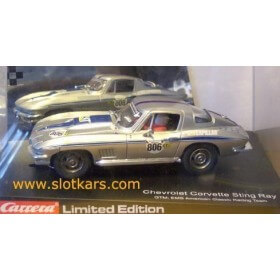 voiture de circuit Carrera Evolution 25440 Corvette Sting Ray Caterpillar