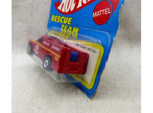 Hot Wheels 7650 Camion de Pompiers Rescue Team N° 23 Emergency Squad