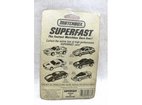 Matchbox  Superfast MB25 Peugeot Quasar n° 9