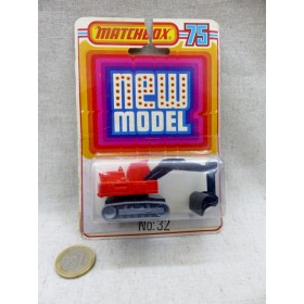 Matchbox Superfast MB 32 Pelle Mécanique Atlas sur Chenilles Neuf / Blister