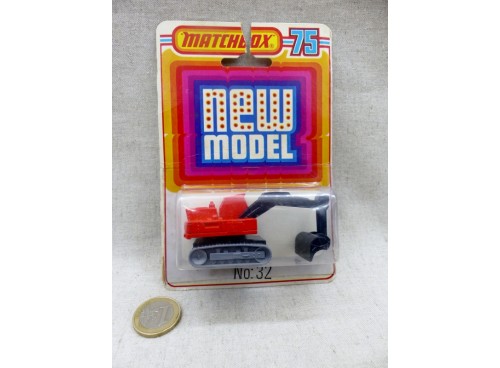 Matchbox Superfast MB 32 Pelle Mécanique Atlas sur Chenilles Neuf / Blister