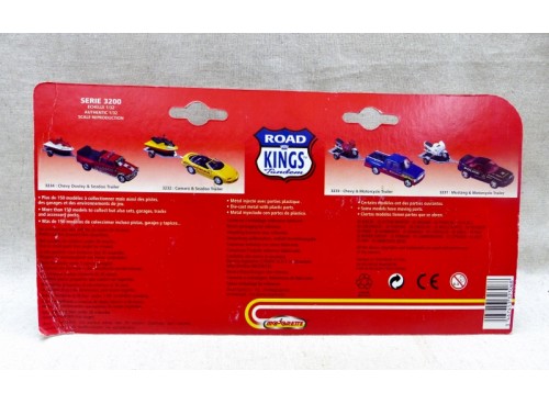 Majorette Serie 3200 Road Kings Tandem Ford Mustang et Moto Police