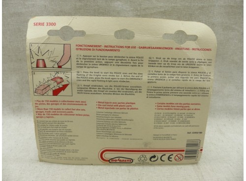 Majorette 3300 Sonic Flashers Ambulance rare version