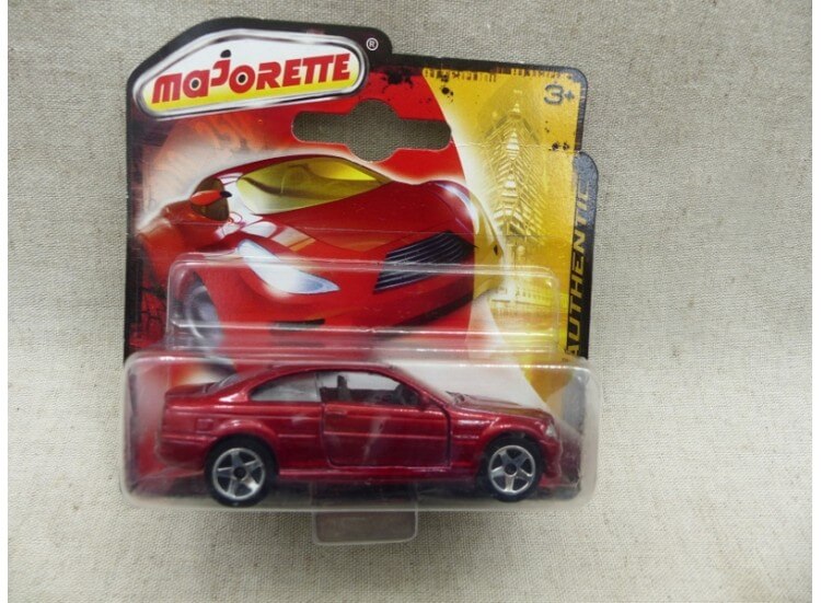 Miniature Majorette BMW M3 Police Japonaise - 1:59 - Noir Et Blanc - Gyrophare Rouge