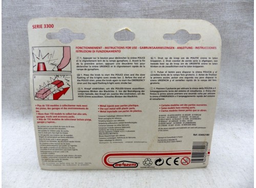 Majorette Serie 3300 Sonic Flasher Ambulance neuf/blister