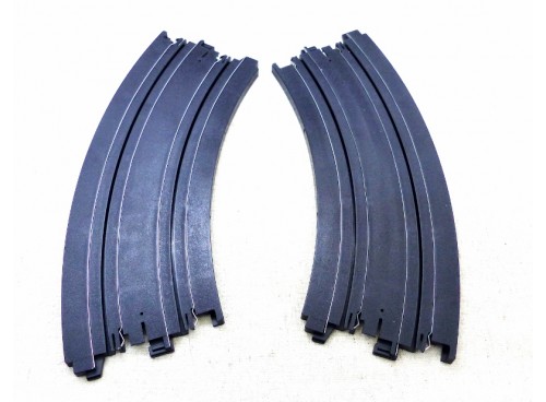 Tomy AFX 8662 Rail Courbe Extérieure 1/8° de Cercle  neuf 12" - 30,4 cm (Paire)