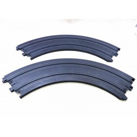 pistes circuit routier Tomy AFX 8623 Rail Courbe Std neuf 1/4 de cercle 9" - 22,9 cm (Paire)