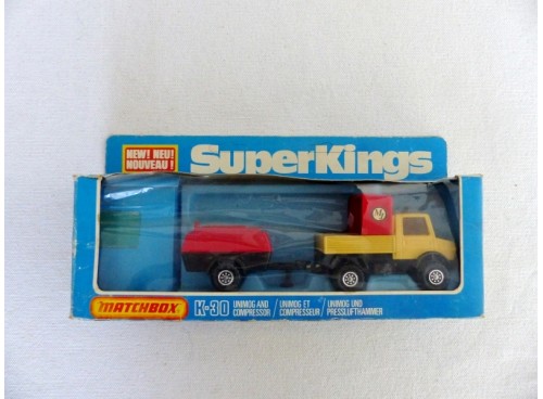Matchbox KingSize K-30 Unimog et Compresseur