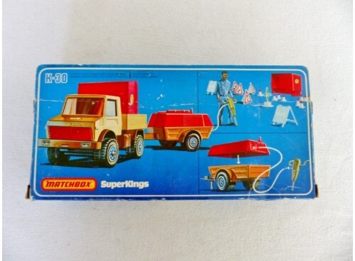 Matchbox KingSize K-30 Unimog et Compresseur boite arrière