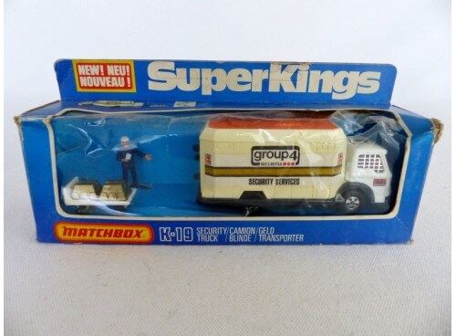 Matchbox KingSize K-19 Camion Blindé avec figurine