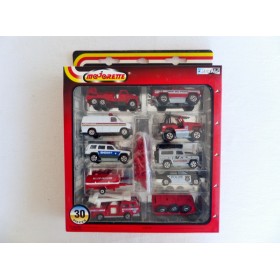 Majorette 30 Pièces coffret Pompiers et Services de secours