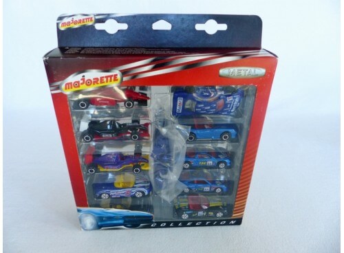 Majorette Pack Collection de 10 voitures de compétition