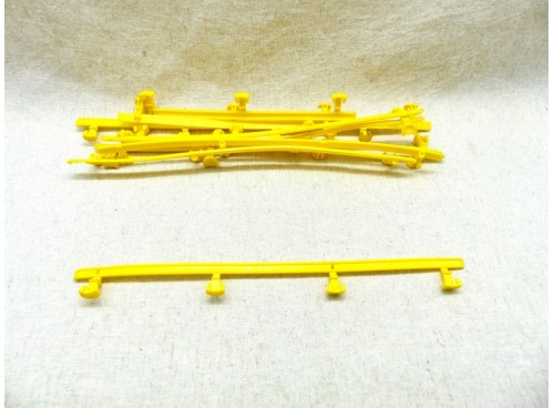 Tyco Lot de 10 Barrières Jaunes