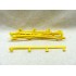accessoires pistes Tyco Lot de 10 Barrières Jaunes