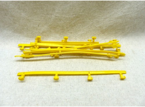 accessoires pistes Tyco Lot de 10 Barrières Jaunes