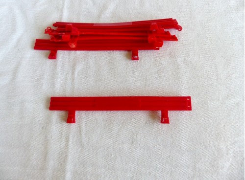 accessoires de piste Scalextric Barrières rouges circuit routier