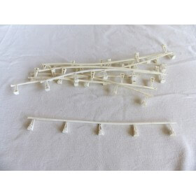 Scalextric A246 Lot de 10 barrières blanches accessoires de piste circuit routier