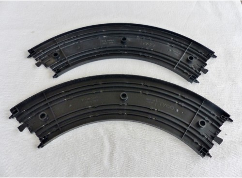 accessoire circuit électrique Tyco 5831 paire courbe 1/4 de cercle 9" (Standard 90° )