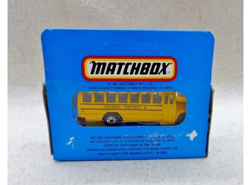 Matchbox Superfast MB47 School Bus neuf en boite