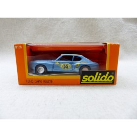 Solido 26 Ford Capri Rallye bleu métal