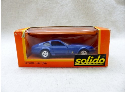 Solido 16 Ferrari Daytona bleu nuit