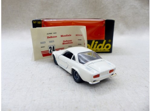 Solido 181 Alpine Rallye 1600 arriere