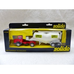 Solido 376 Camion Mercedes Semi-Remorque Pulvérulente