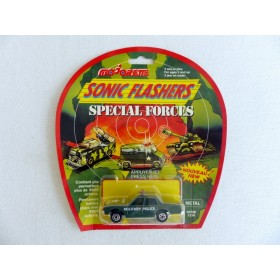 Majorette 2335 Sonic Flashers voiture Police militaire neuf blister