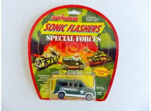 Majorette 2338 Sonic Flashers Véhicule Commando neuf blister