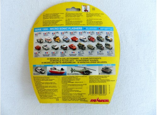 Majorette 1316 Sonic Flashers Char blindé  neuf blister